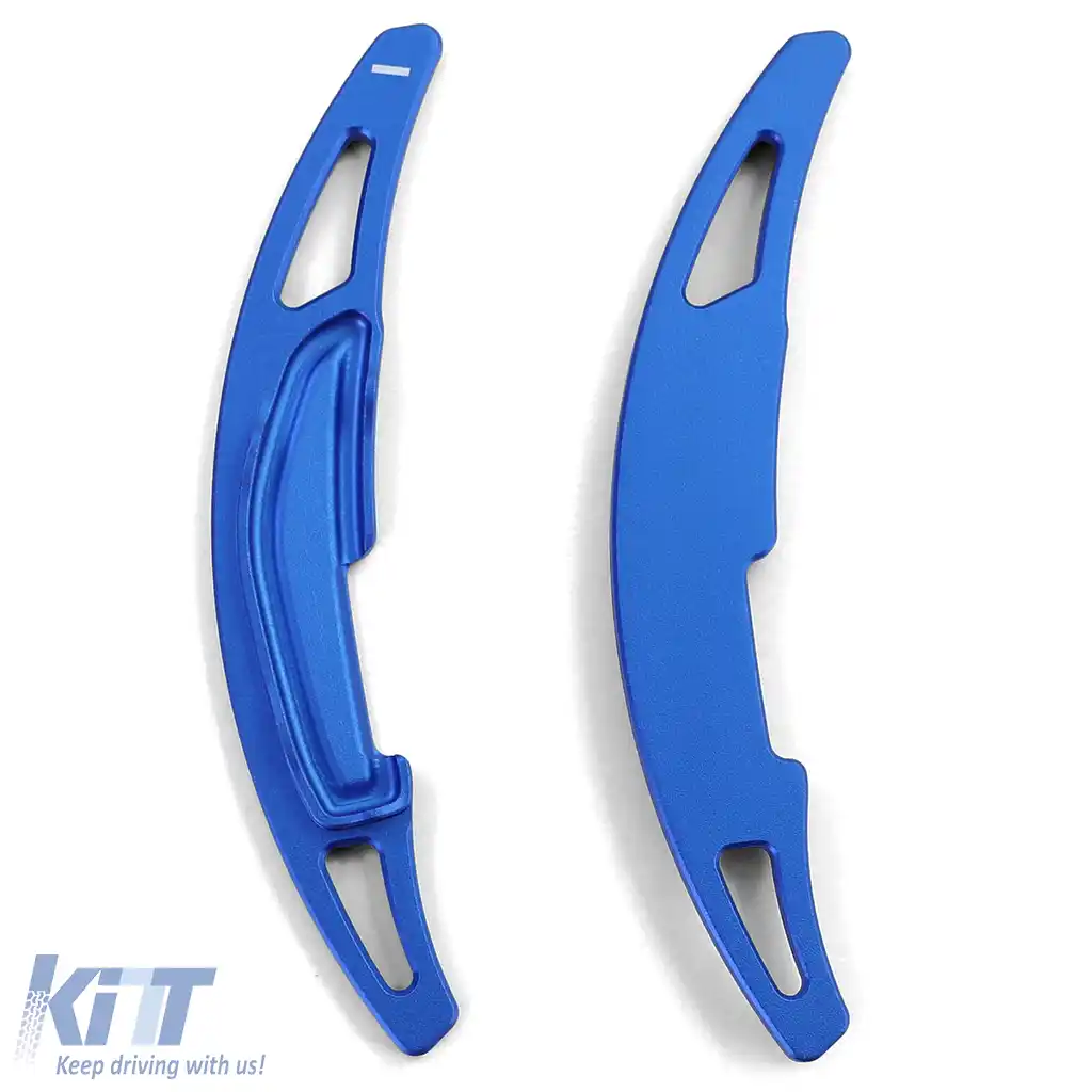 Paddle-uri de schimbare din aluminiu albastre, potrivite pentru BMW M2 F87, M3 F80, M4 F82, F83-image-6205140