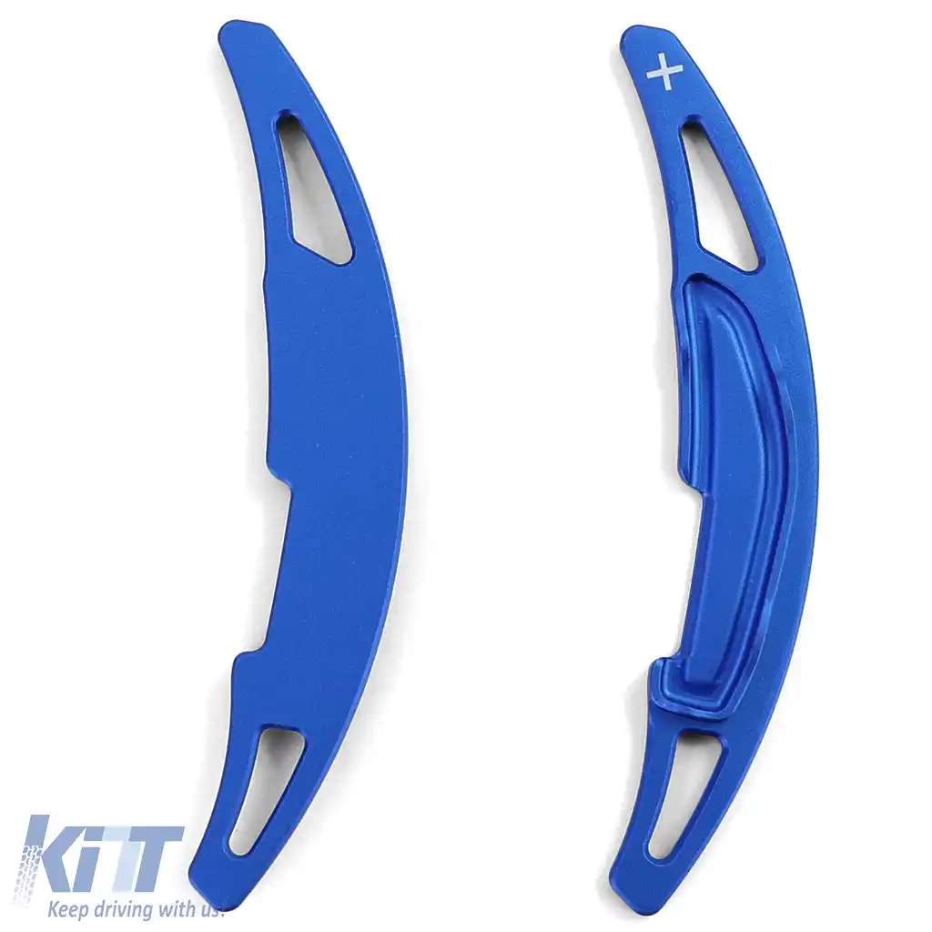 Paddle-uri de schimbare din aluminiu albastre, potrivite pentru BMW M2 F87, M3 F80, M4 F82, F83-image-6205141