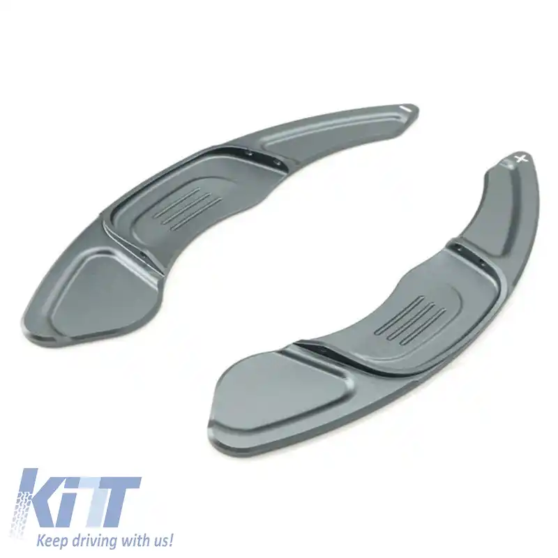 Paddle-uri de schimbare din aluminiu potrivite pentru VW Golf VII (7) 13-17 / VW Tiguan 17+ Argintiu 2 Piese-image-6310148