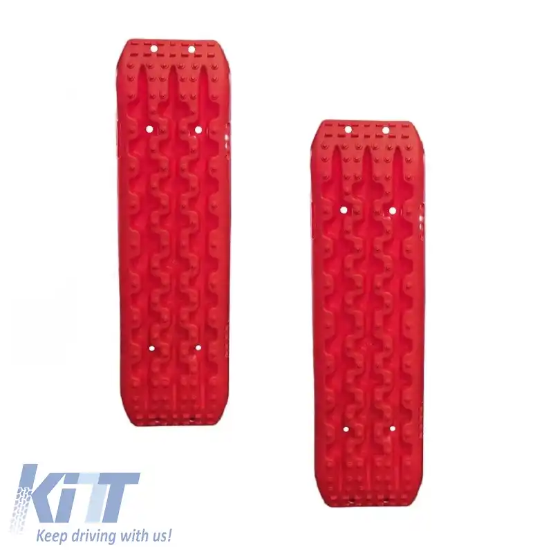 Padele Anti-Alunecare Potrivite din Plastic Roșu 2 Bucăți-image-6314417