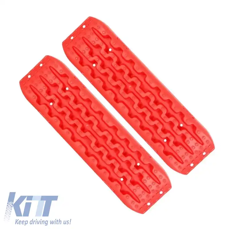 Padele Anti-Alunecare Potrivite pentru Plastic Roșu 2 Bucăți-image-6313419
