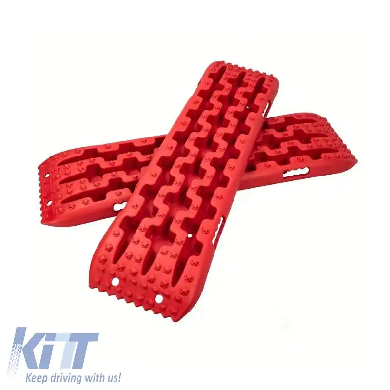 Padele Antiderapante potrivite pentru Plastic Roșu 58x33cm 2 Bucăți-image-6322098