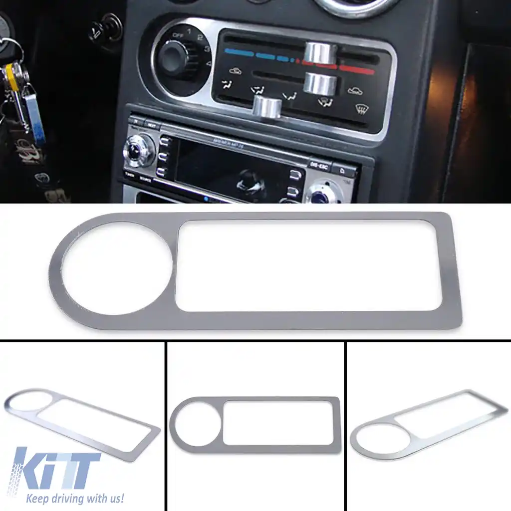 Panou de control al ventilatorului de încălzire din oțel inoxidabil, potrivit pentru Mazda MX5 NA 89-98