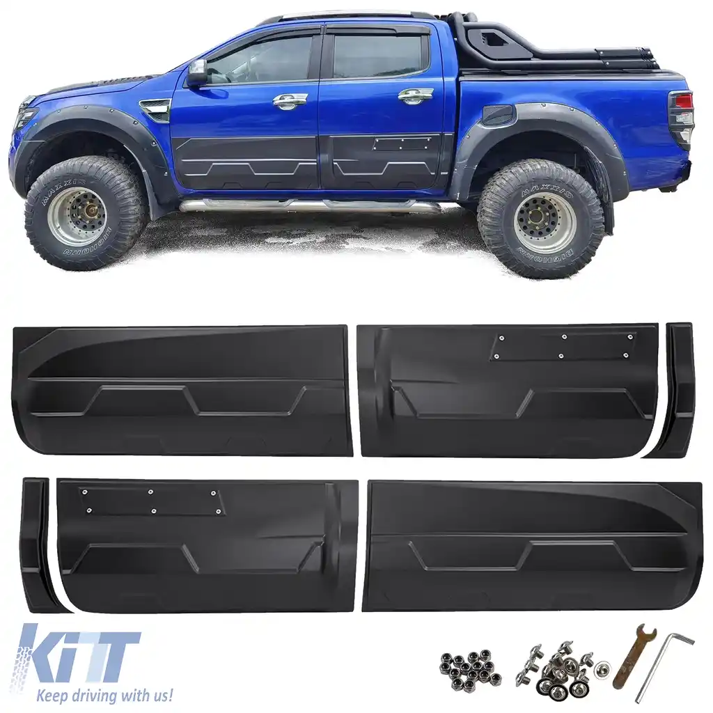 Panouri de protecție împotriva impactului pentru praguri, offroad, late, potrivite pentru Ford Ranger T6 T7 T8 12-23