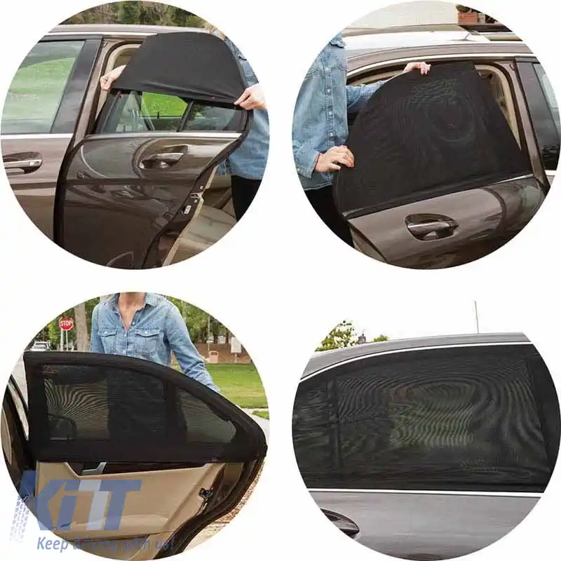 Parasolar Interior Geamuri Laterale Auto Flexibil Feral 94 x 51 cm 2 Bucăți-image-6308576