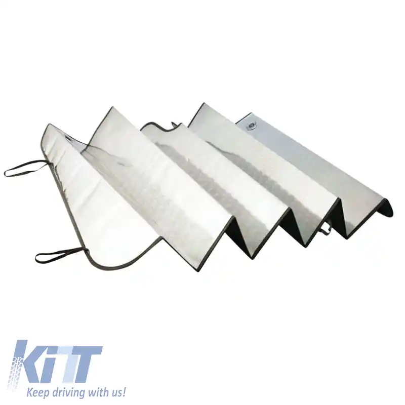 Parasolar Interior Parbriz Față Laser UV Reflectorizant Pliabil Feral 145 x 80 cm 1 Bucată-image-6297091