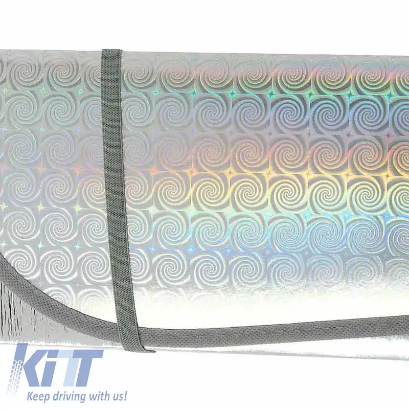 Parasolar Interior Parbriz Față Laser UV Reflectorizant Pliabil Mare Feral 145 x 70 cm-image-6297105