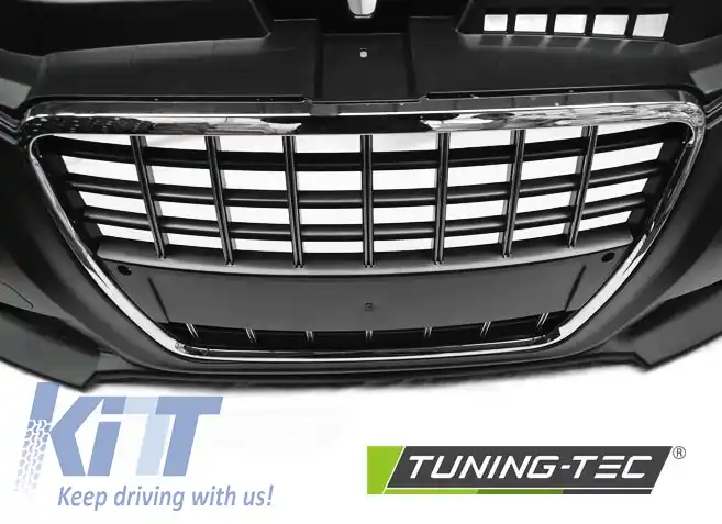 PARAURTI FRONTAL SPORT CHROME NEGRU potrivit pentru AUDI A3 08-12-image-6267227