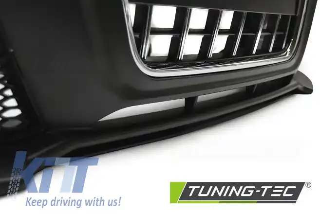 PARAURTI FRONTAL SPORT CHROME NEGRU potrivit pentru AUDI A3 08-12-image-6267228