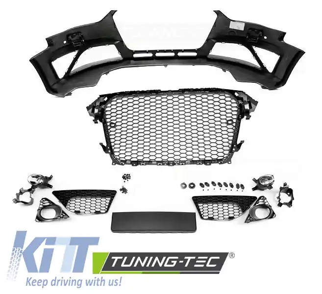 PARAURTI FRONTAL SPORT NEGRU PDC potrivit pentru AUDI A4 B8 12-15-image-6267886