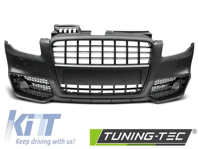 PARAURTI FRONTAL SPORT NEGRU potrivit pentru AUDI A4 04-08-image-6267340