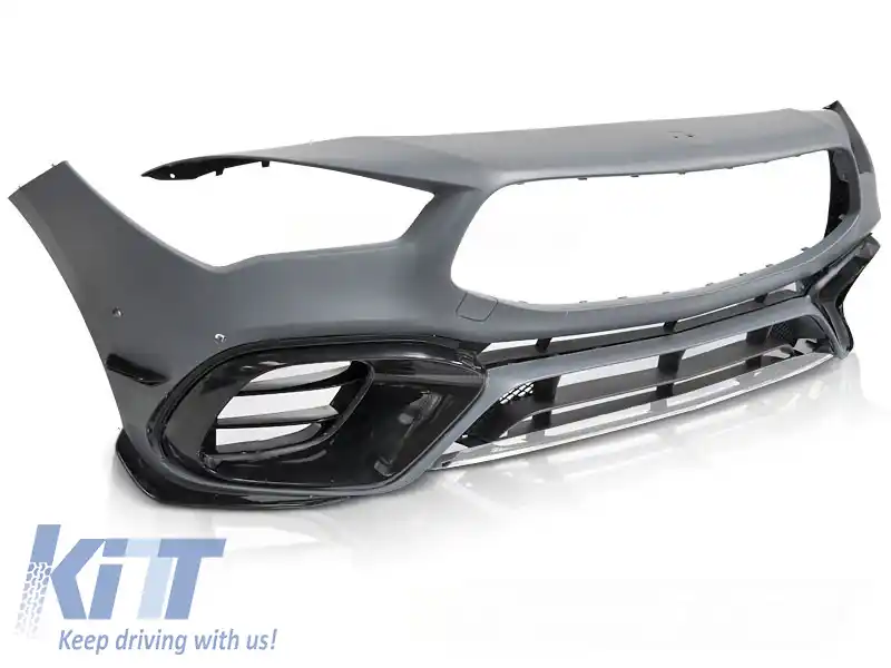 PARAURTI FRONTAL SPORT STIL CROMAT PDC potrivit pentru MERCEDES CLA W118 19-23