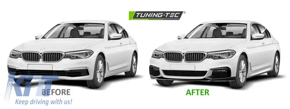 PARAURTI FRONTAL STIL PERFORMANCE PDC potrivit pentru BMW G30 G31 17-20-image-6268129