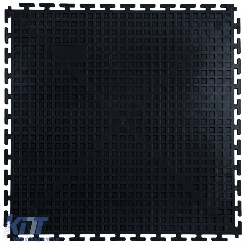 Pardoseală de garaj RAMROXX Performance PVC, plăci negre 50x50cm-image-6276980