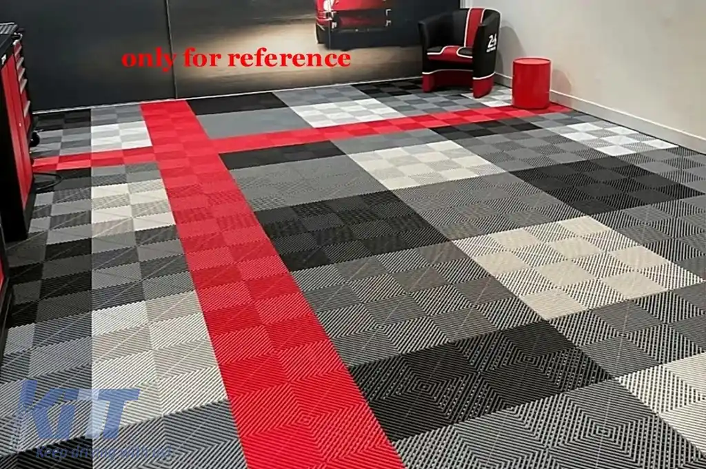 Pardoseala Modulara Ventilata pentru Garaj Depozit Albastru Deschis-image-6126467
