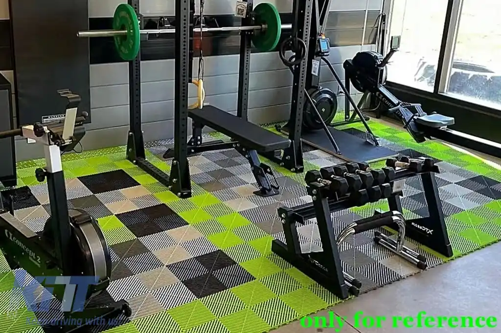 Pardoseala Modulara Ventilata pentru Garaj Depozit Verde Deschis-image-6126476