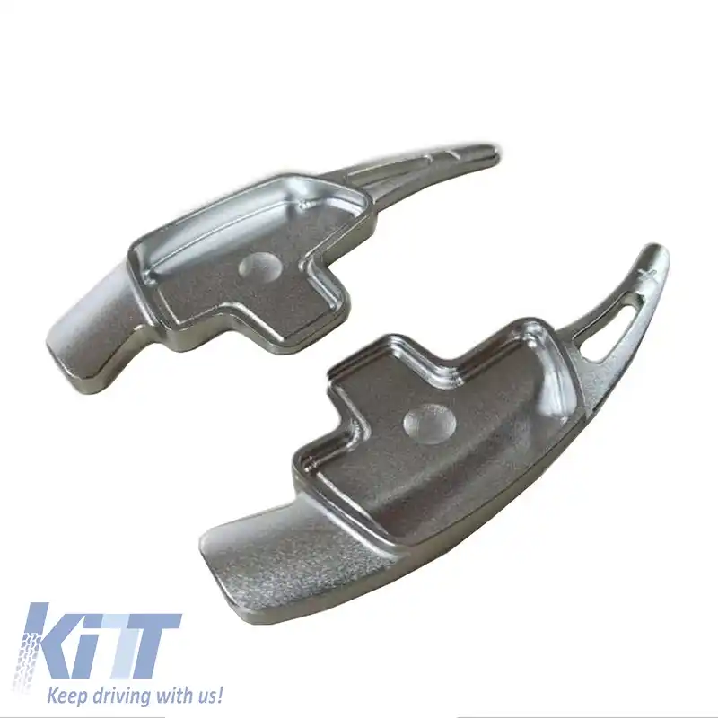 Pârghii de schimb din aluminiu potrivite pentru Mercedes-Benz C-Class W205 / GLC / GLE / S-Class / CLA / GLA Argintii 2 bucăți-image-6309130