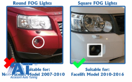 Parti Bara Fata Dynamic Design compatibil cu Land Rover Freelander 2 L359 Facelift (2011-2014)-image-6060355