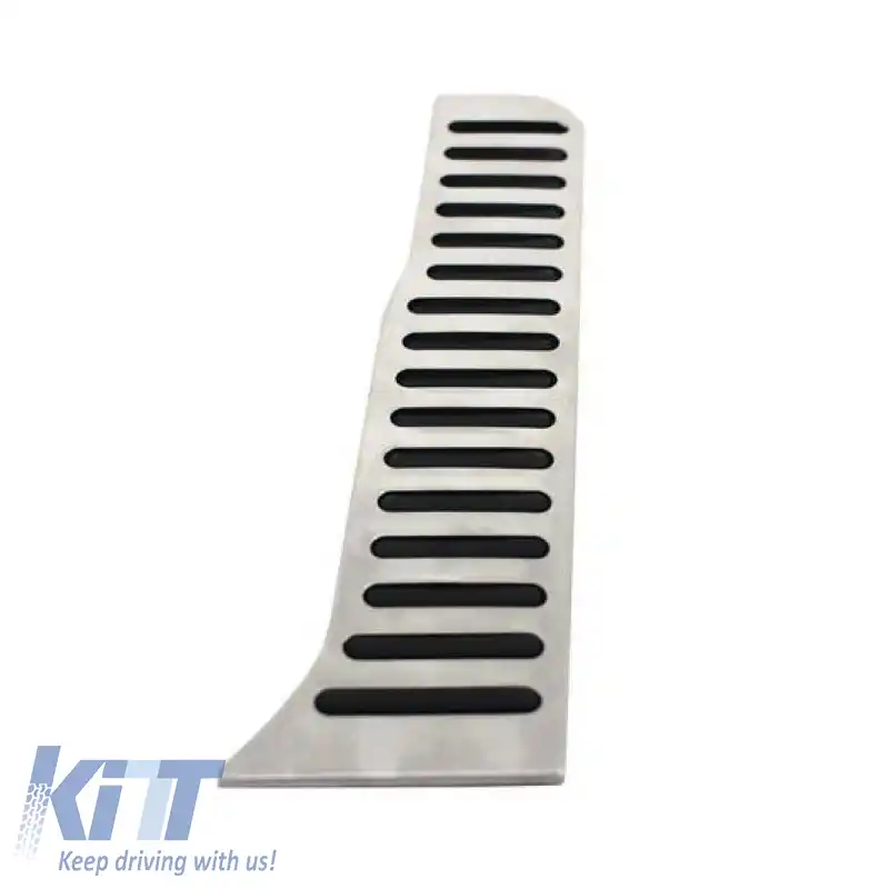 Pedal din aluminiu cu suport pentru picior, potrivit pentru VW Golf 5, 6, Scirocco, Sharan, Caddy / Skoda Octavia 04-13 / Seat Leon 1P, Toledo 3 Non Automatic Set 4 Pcs-image-6297427