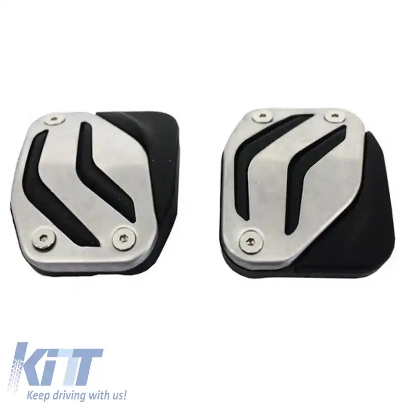 Pedal din aluminiu cu suport pentru picior, potrivit pentru BMW F20 11+, F22 14+, F30 11+, F32 13+ set non-automat 4 piese KPBM02-image-6297479