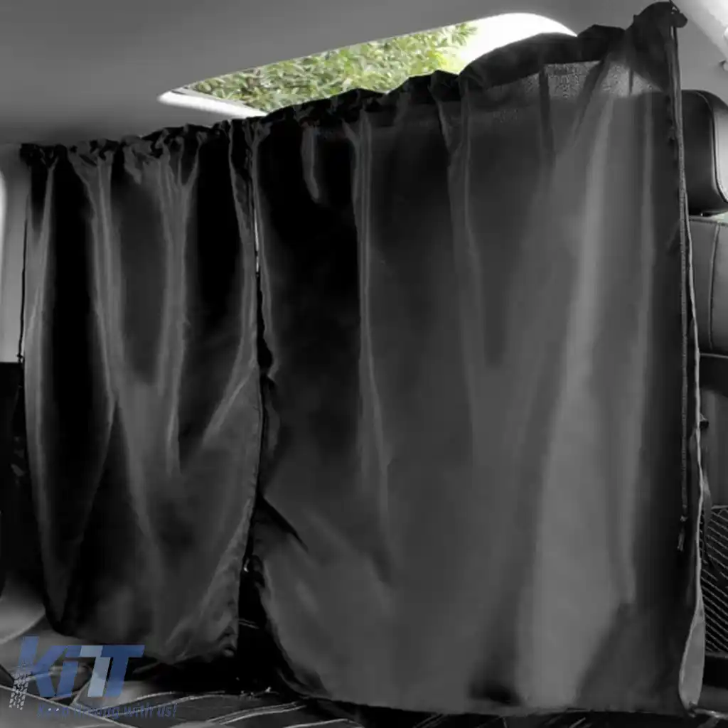 Perdele auto pentru cabina, partiție, protecție solară, negru, 2 bucăți-image-6203575