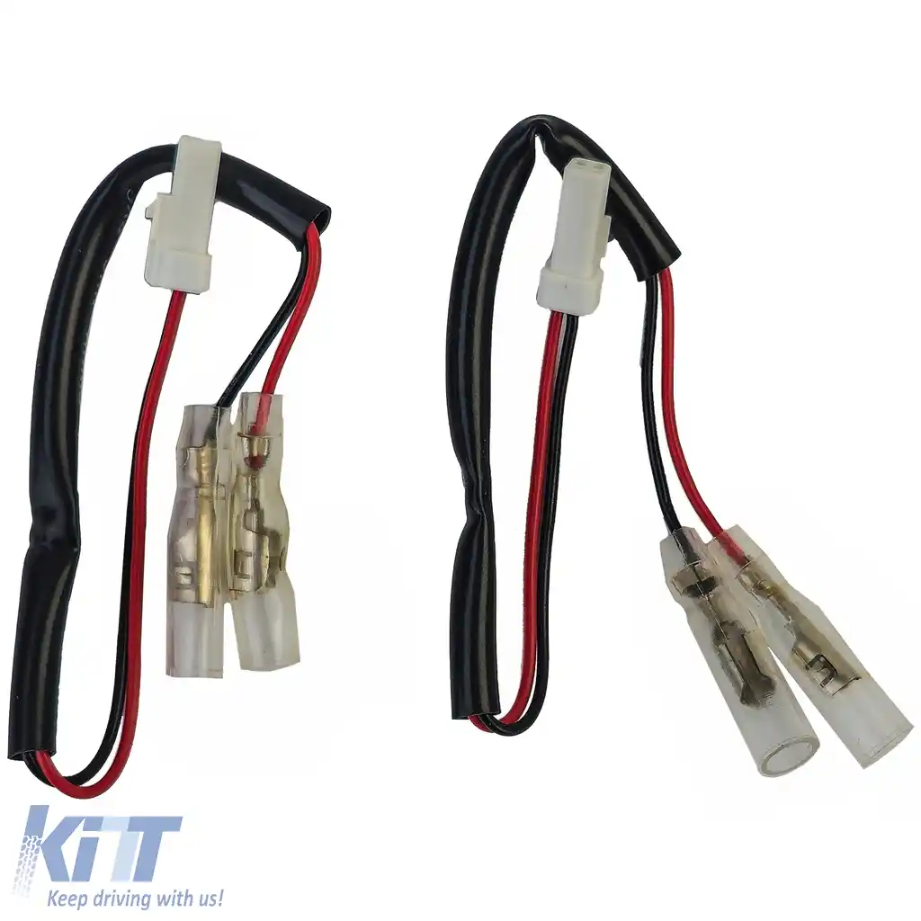 Pereche de cabluri adaptatoare pentru indicatori LED Halogen pentru motocicletă