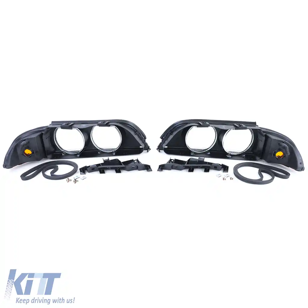 Pereche de difuzoare pentru lentilele farurilor dreapta stânga, potrivite pentru BMW Seria 5 E39 95-04-image-6194911