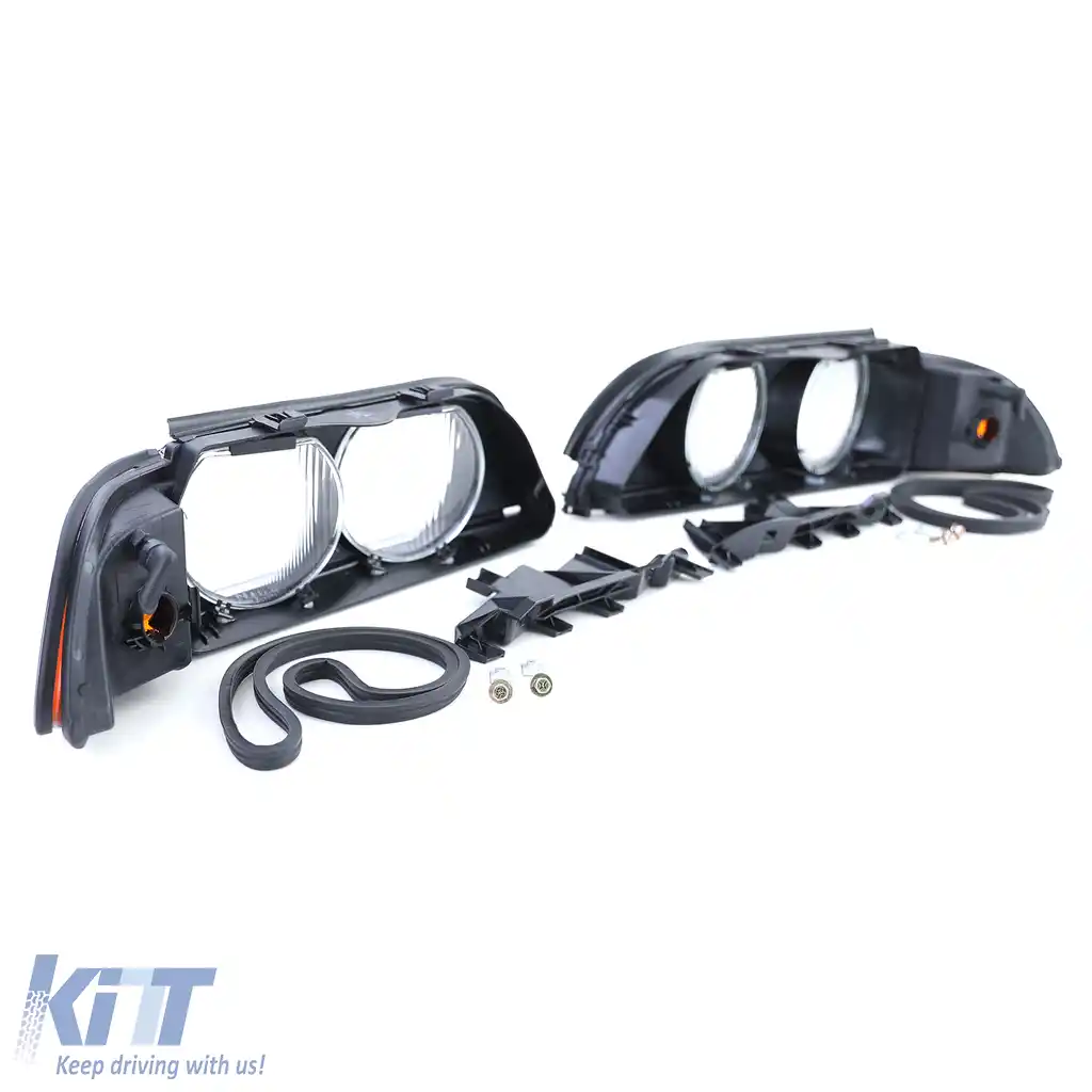 Pereche de difuzoare pentru lentilele farurilor dreapta stânga, potrivite pentru BMW Seria 5 E39 95-04-image-6194912