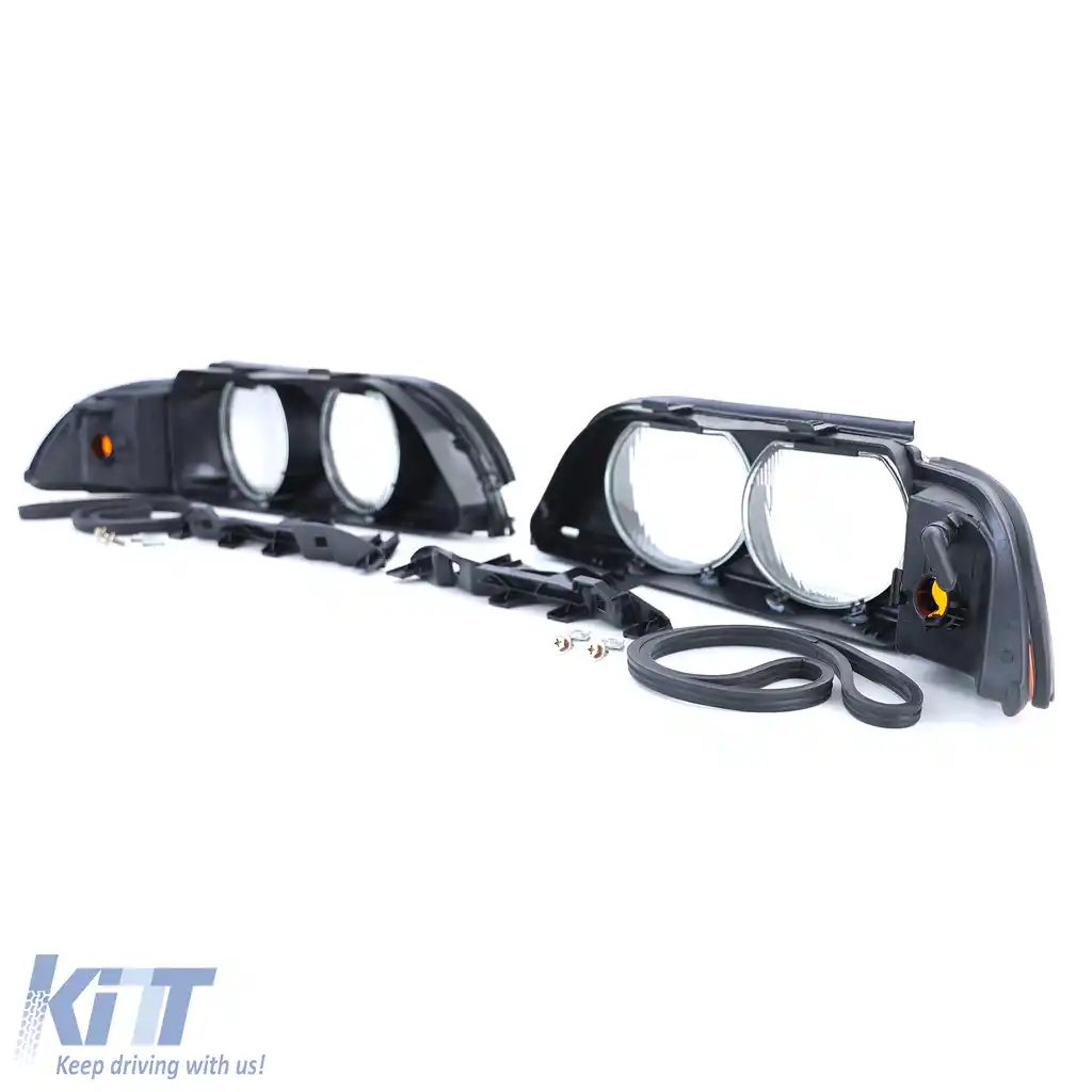 Pereche de difuzoare pentru lentilele farurilor dreapta stânga, potrivite pentru BMW Seria 5 E39 95-04-image-6194913