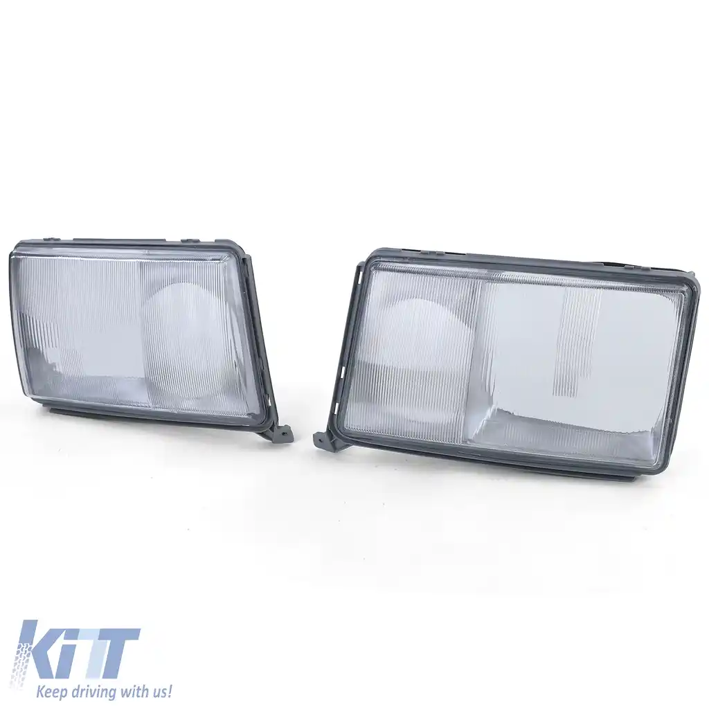 Pereche de difuzor pentru lentile de far stânga și dreapta, potrivită pentru Mercedes W124 89-93-image-6194504