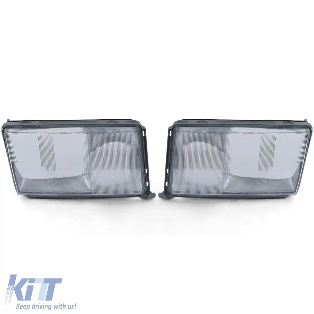 Pereche de difuzor pentru lentile de far stânga și dreapta, potrivită pentru Mercedes W124 89-93-image-6194507