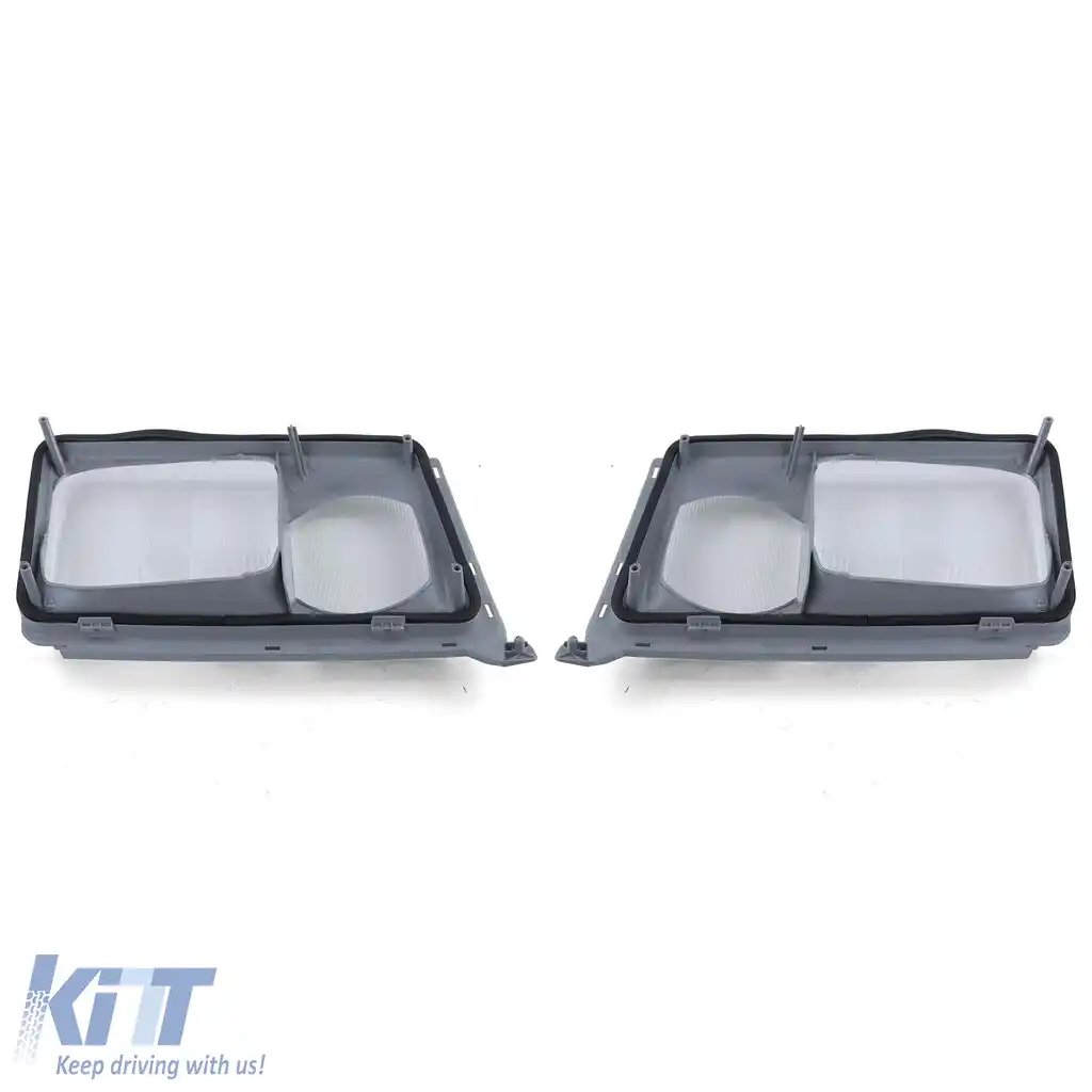Pereche de difuzor pentru lentile de far stânga și dreapta, potrivită pentru Mercedes W124 89-93-image-6194508