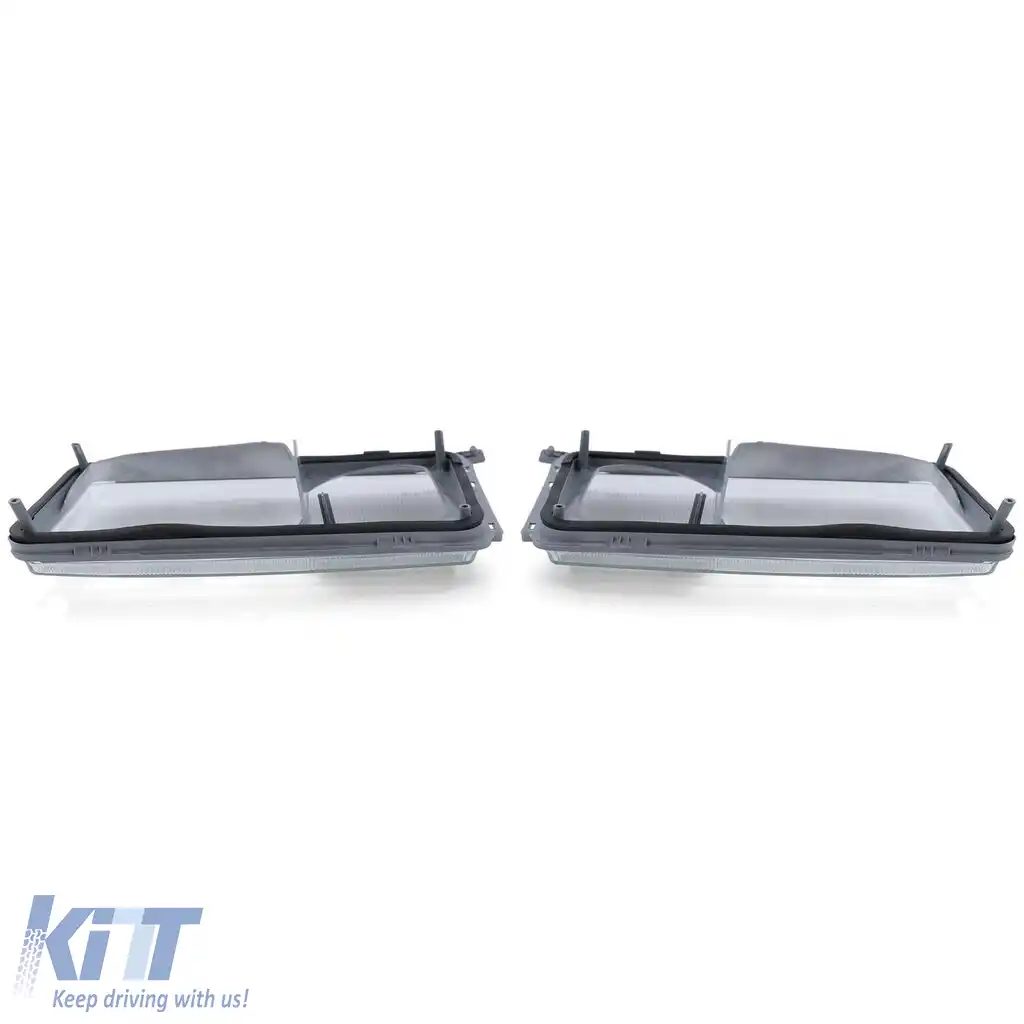 Pereche de difuzor pentru lentile de far stânga și dreapta, potrivită pentru Mercedes W124 89-93-image-6194511