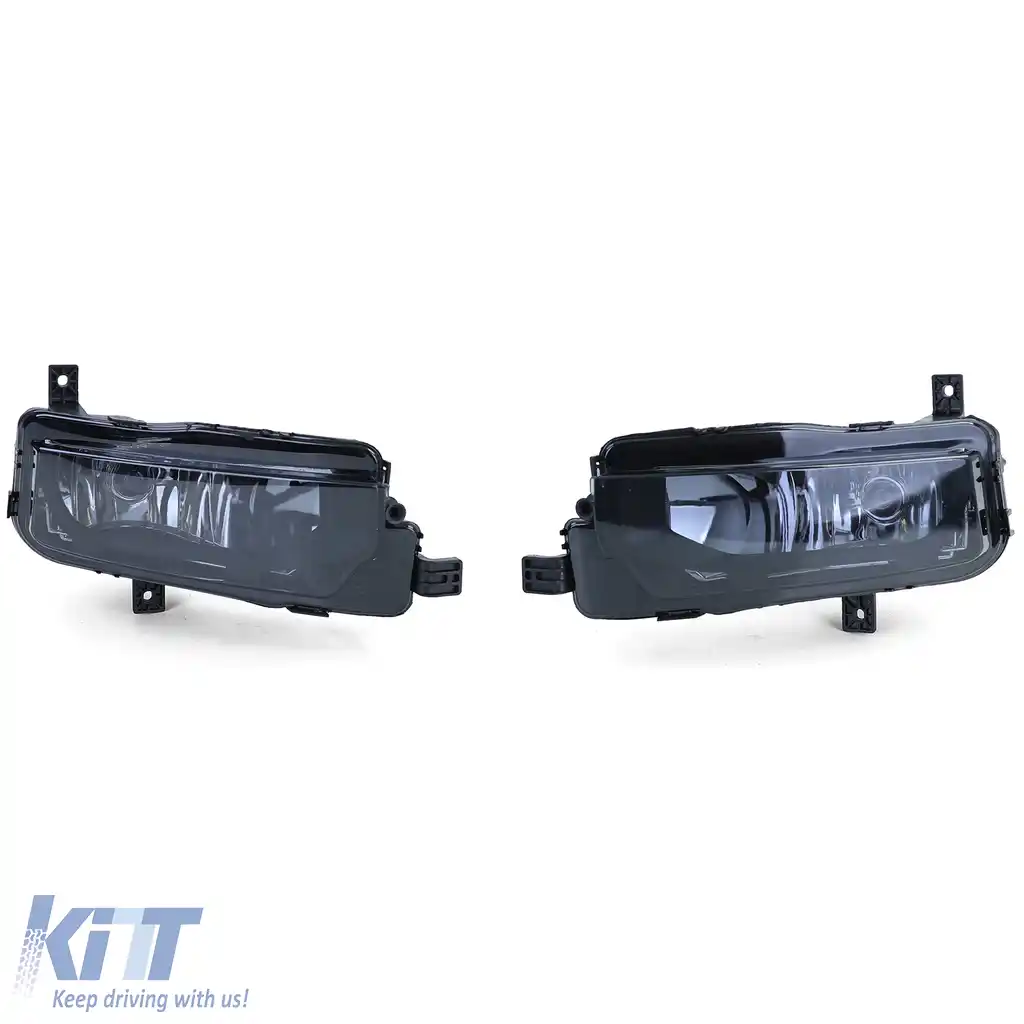 Pereche de faruri de ceață cu sticlă clară și fum negru, potrivite pentru VW T6 Bus Transporter din 15-image-6197922