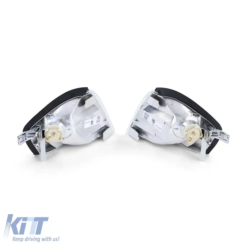 Pereche de indicatoare cu sticlă clară și crom pentru Mercedes SL R129 89-01-image-6193057