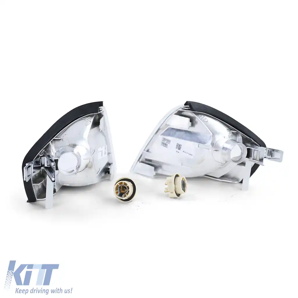 Pereche de indicatoare cu sticlă clară și crom pentru Mercedes SL R129 89-01-image-6193058