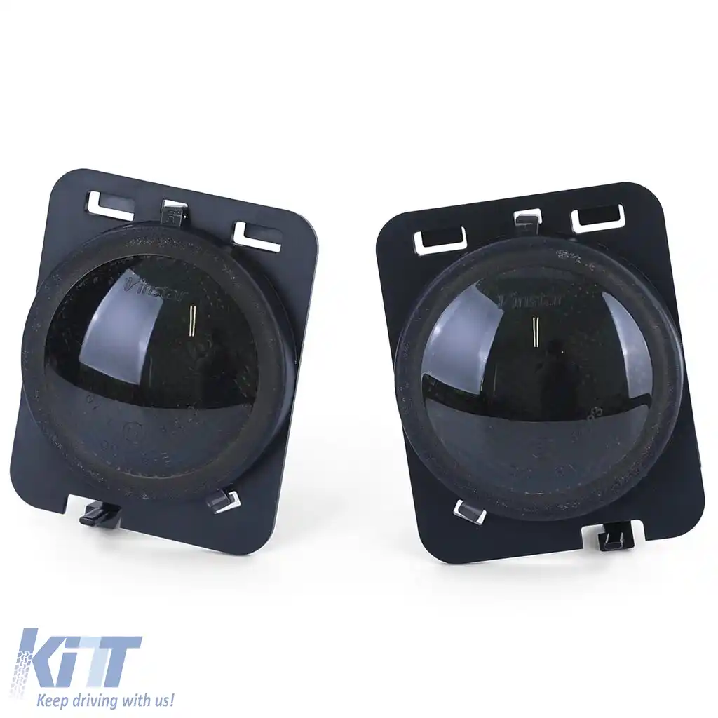 Pereche de indicatoare laterale LED fum negru, potrivite pentru Jeep Wrangler JK 07-17-image-6191665