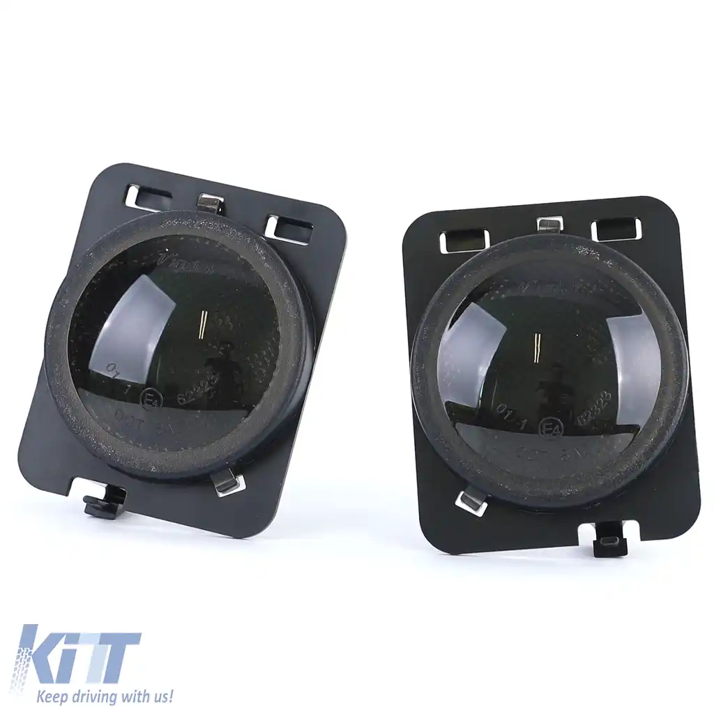 Pereche de indicatoare laterale LED fum negru, potrivite pentru Jeep Wrangler JK 07-17-image-6191667