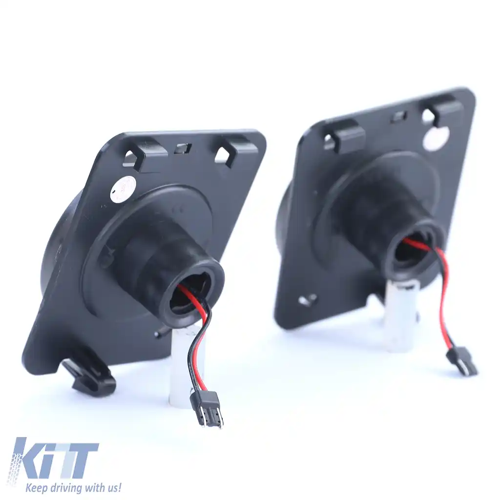 Pereche de indicatoare laterale LED fum negru, potrivite pentru Jeep Wrangler JK 07-17-image-6191670