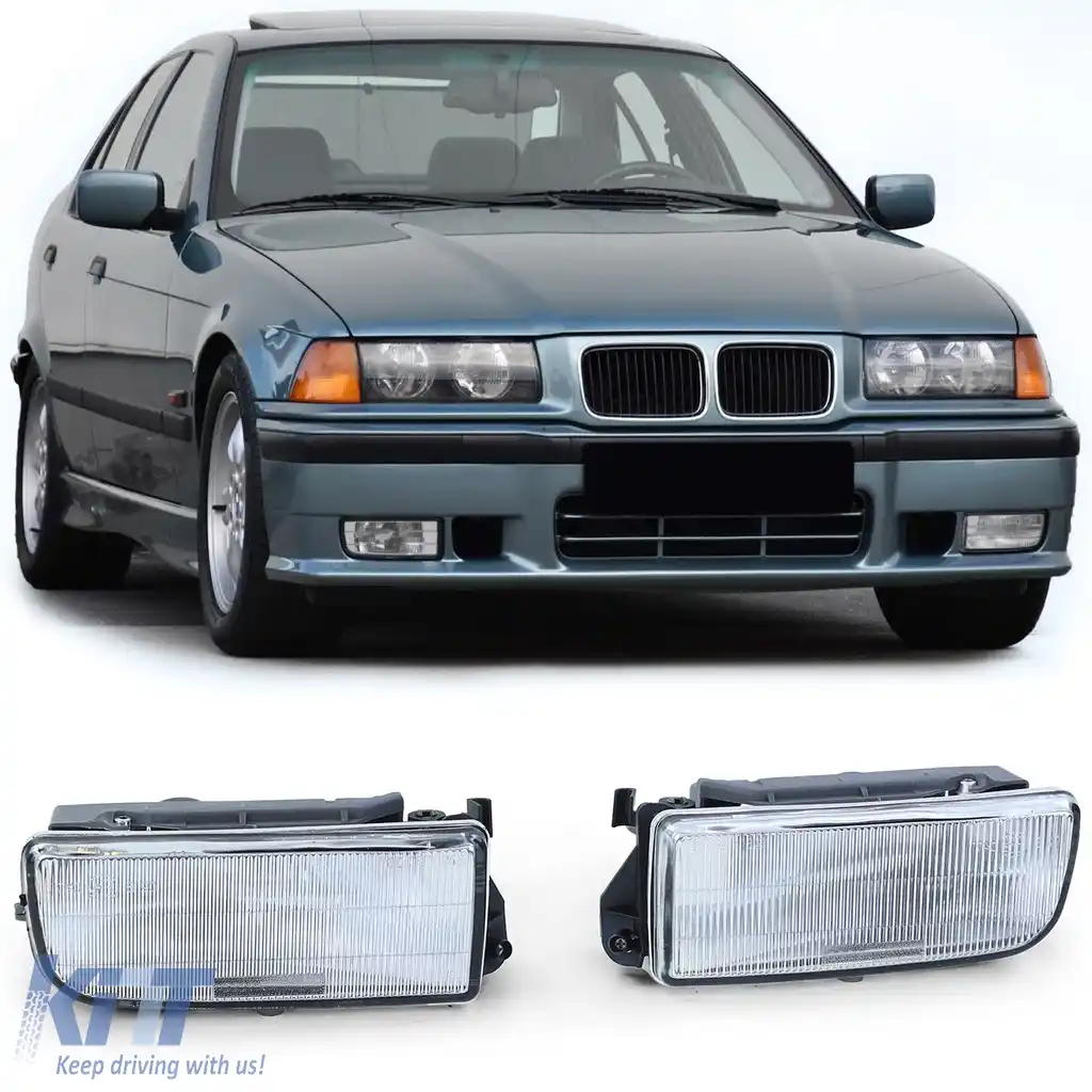 Pereche de lumini de ceață potrivită pentru BMW E36 Sedan Coupe Cabriolet Compact Touring