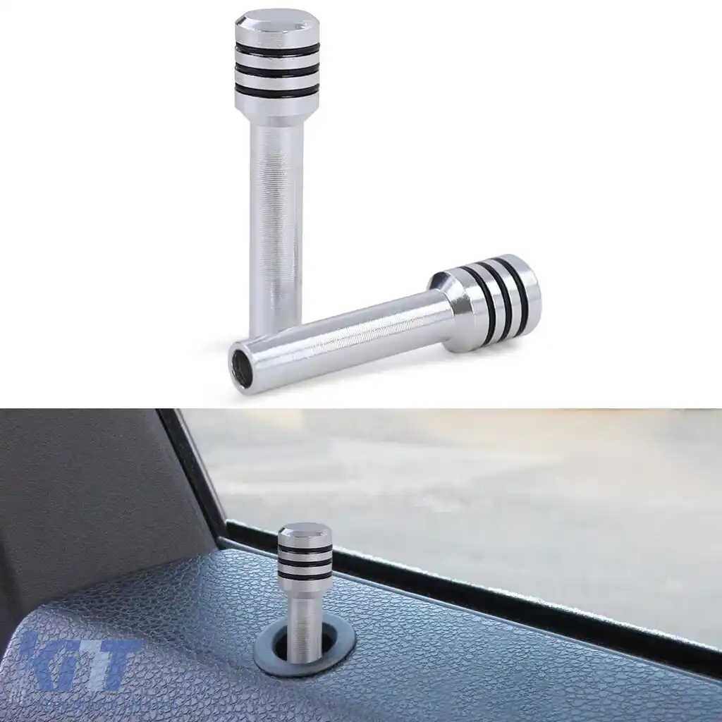 Pereche de pini de ușă din aluminiu lustruit, potrivită pentru BMW Seria 3 E36 90-96 E30 83-90