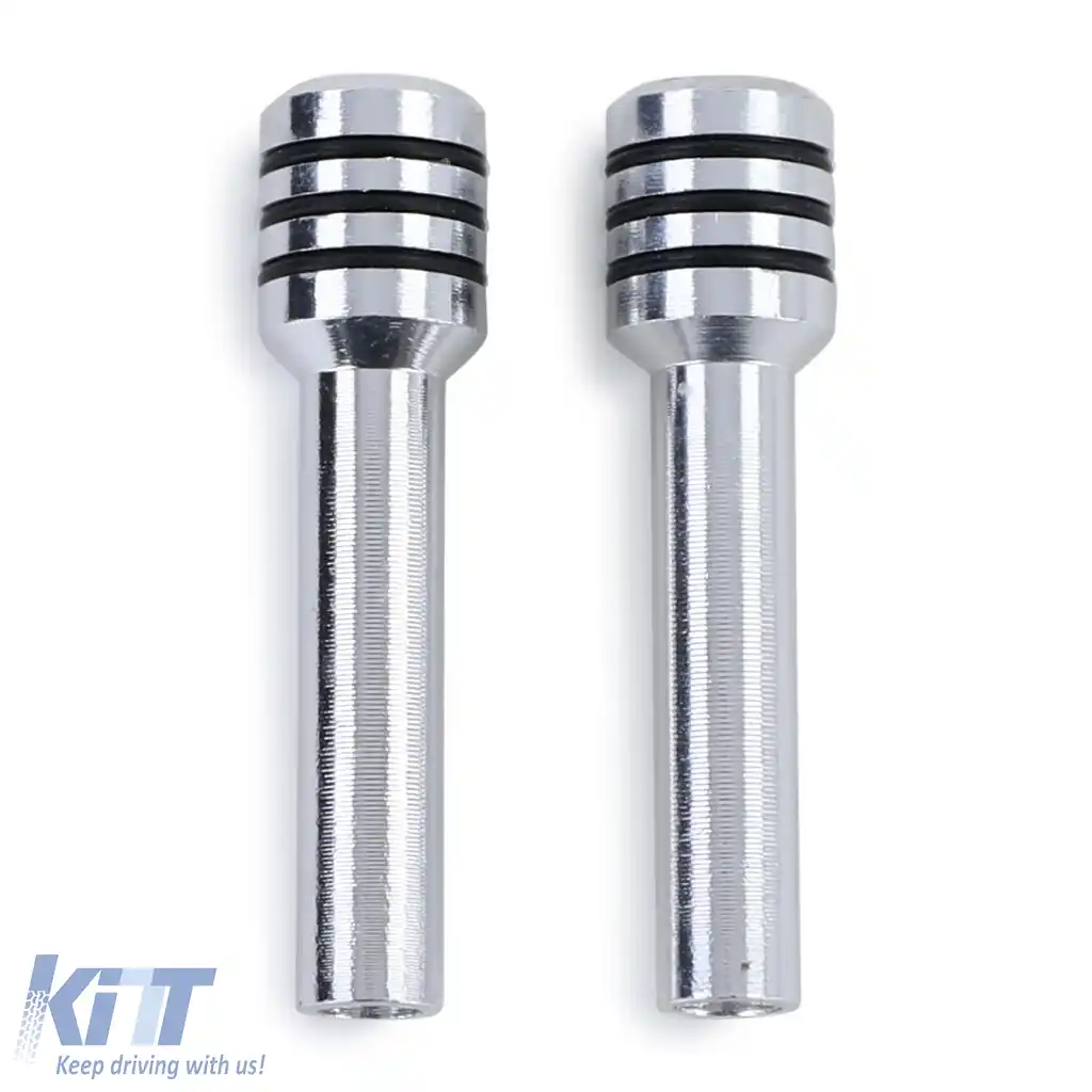 Pereche de pini de ușă din aluminiu lustruit, potrivită pentru BMW Seria 3 E36 90-96 E30 83-90-image-6209414