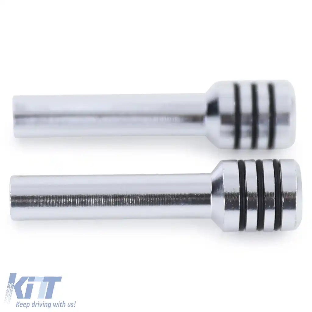 Pereche de pini de ușă din aluminiu lustruit, potrivită pentru BMW Seria 3 E36 90-96 E30 83-90-image-6209416