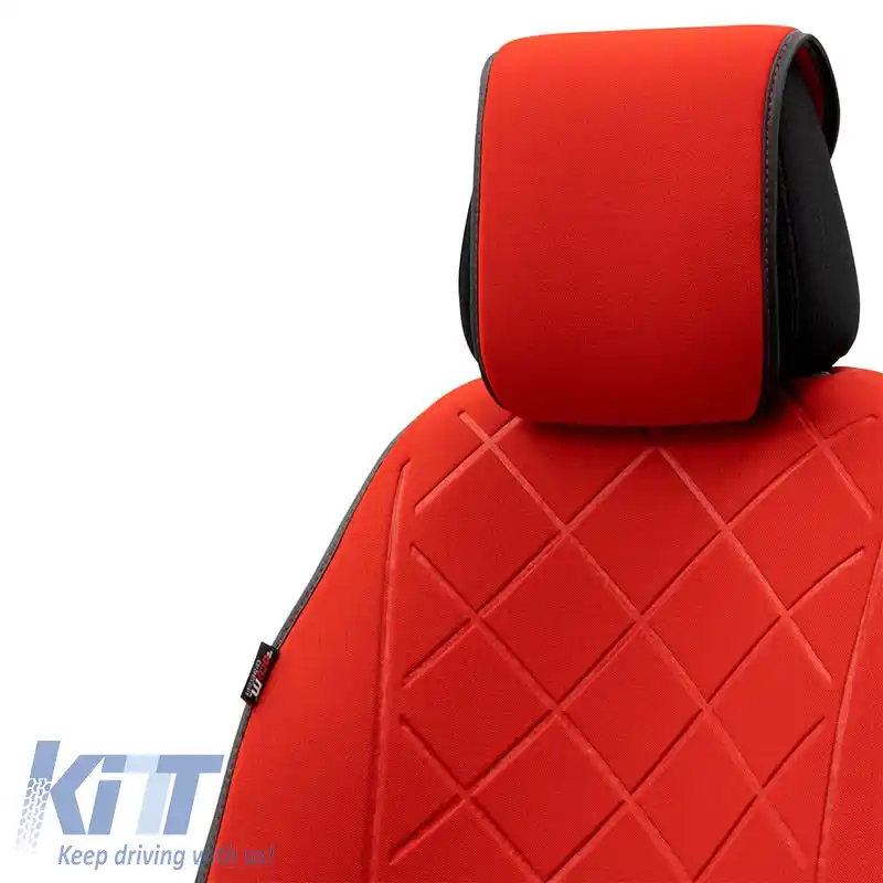 Perna de șezut potrivită pentru Otom Active Pro Fabric Lacoste Embossed Red ACTP-104 1 bucată-image-6305153