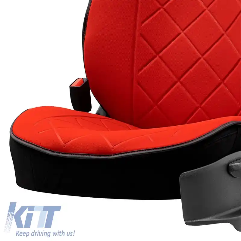 Perna de șezut potrivită pentru Otom Active Pro Fabric Lacoste Embossed Red ACTP-104 1 bucată-image-6305154