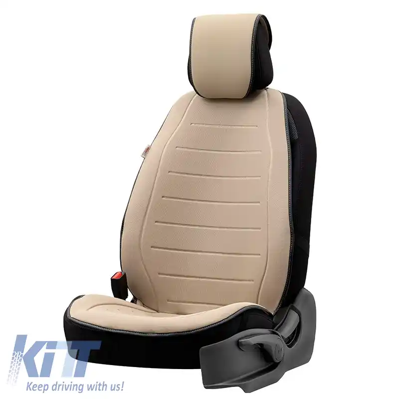 Perna de șezut potrivită pentru Otom Active Line Fabric Lacoste Embossed Beige ACTL-103 1 bucată-image-6325942
