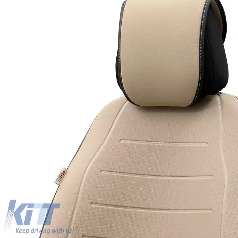Perna de șezut potrivită pentru Otom Active Line Fabric Lacoste Embossed Beige ACTL-103 1 bucată-image-6325943