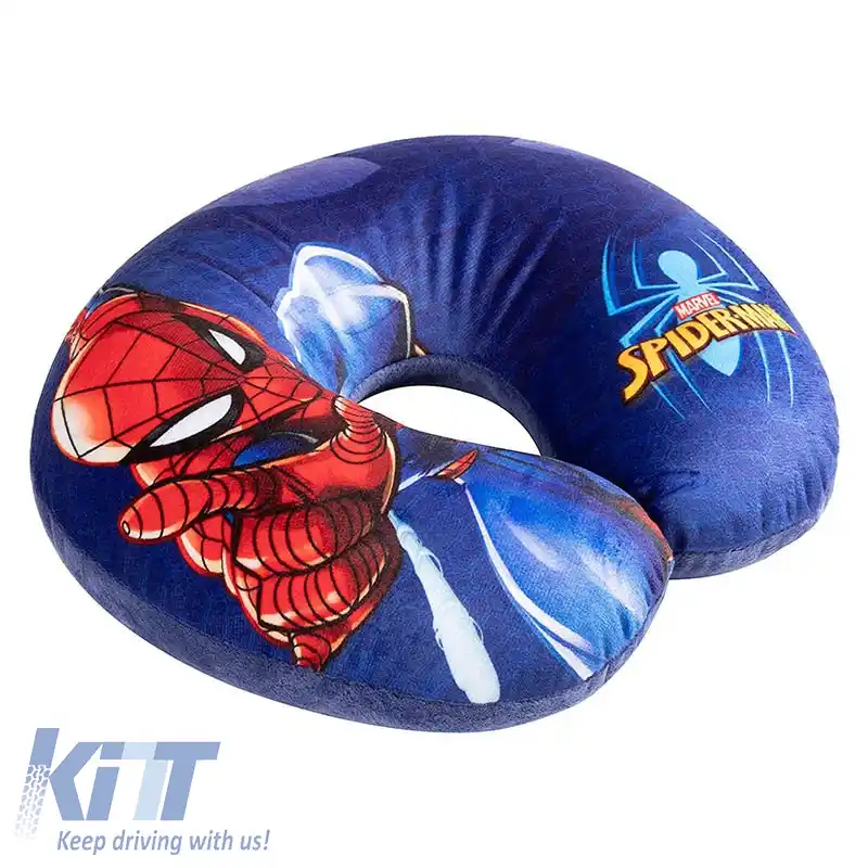Perna de gât pentru călătorii potrivită pentru copii Marvel's Spider-Man 27cm x 23cm Albastru 1 Bucată-image-6306346