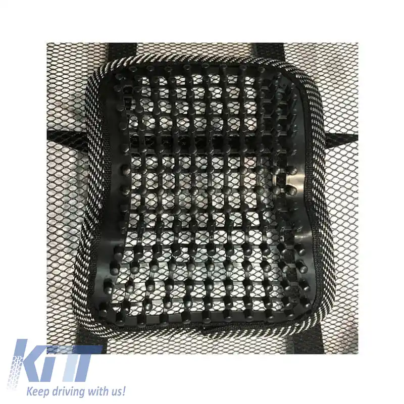 Perna de suport anatomic / ortopedic pentru spate 39.5 x 37.5cm Negru 1 Buc 0542-image-6302341
