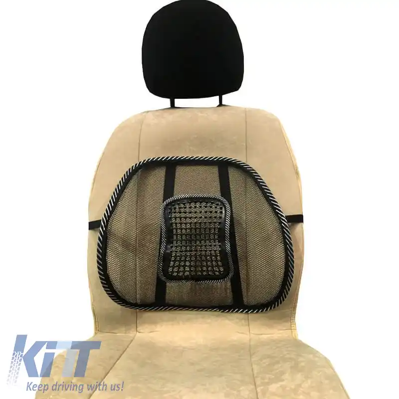 Perna de suport anatomic / ortopedic pentru spate 39.5 x 37.5cm Negru 1 Buc 0542-image-6302344